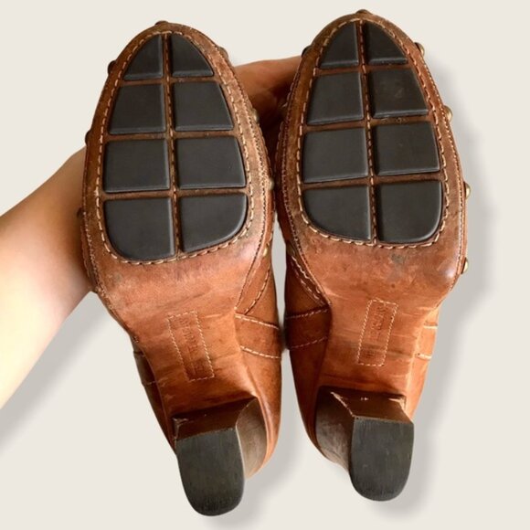 Frye Frankie Over the Knee Buckle Stud Heeled Boot - Picture 11 of 16